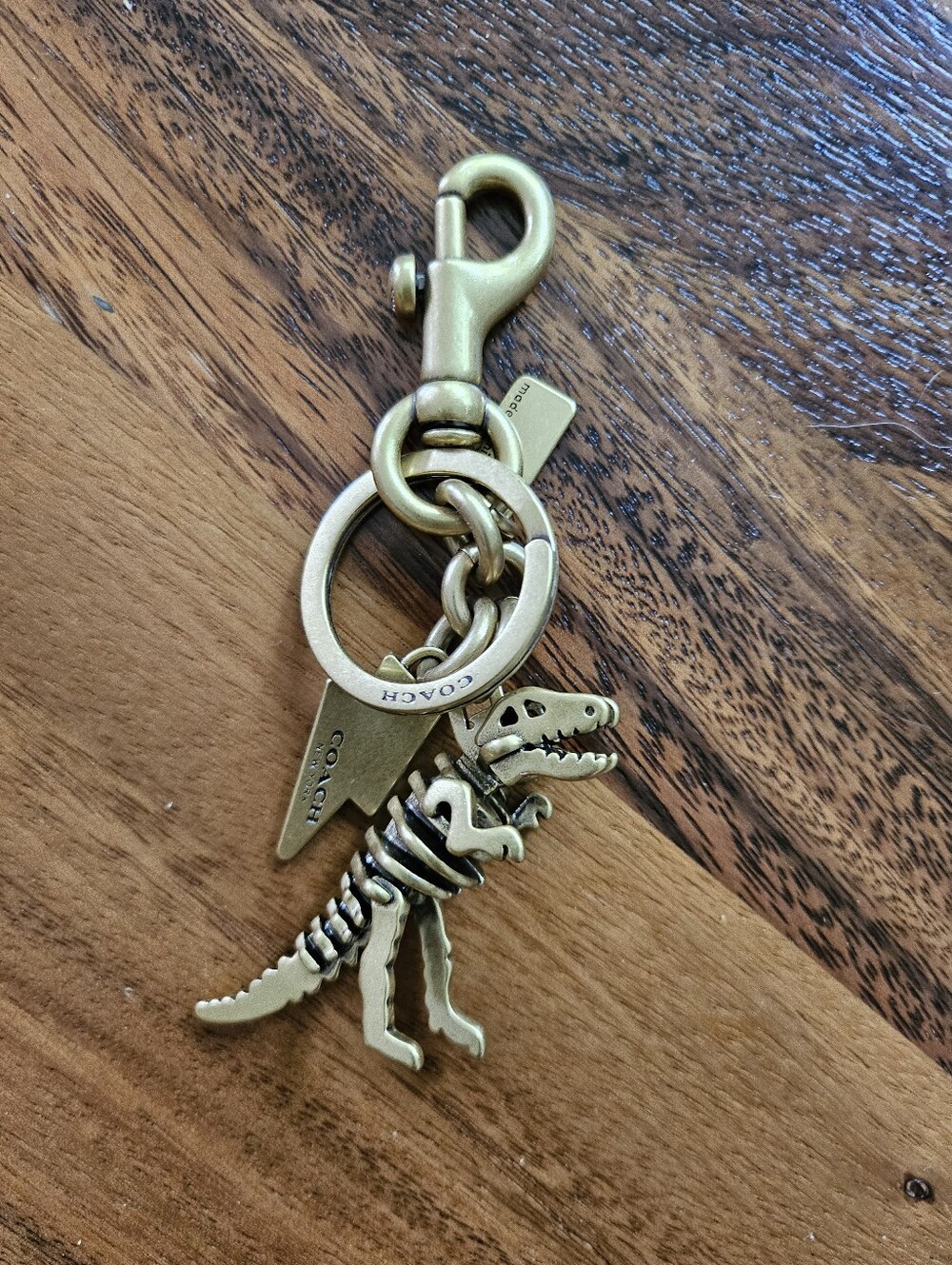 Coach Brass Rexy Bag Charm